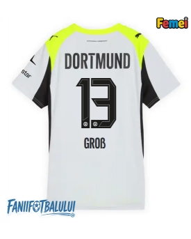 Borussia Dortmund Pascal Gross #13 Tricou Fotbal Replică 2025-26 Femei Deplasare